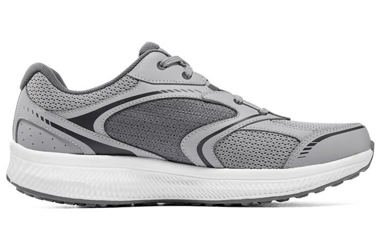 Кроссовки для бега GO RUN мужские с низким верхом серые/белые Skechers — фото 2