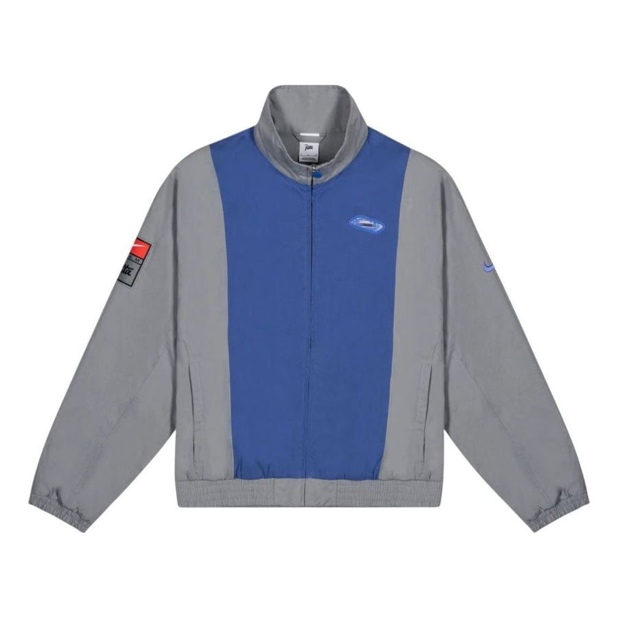 

Куртка Nike x Patta Track Jacket Asia Sizing 'Grey Blue', серый