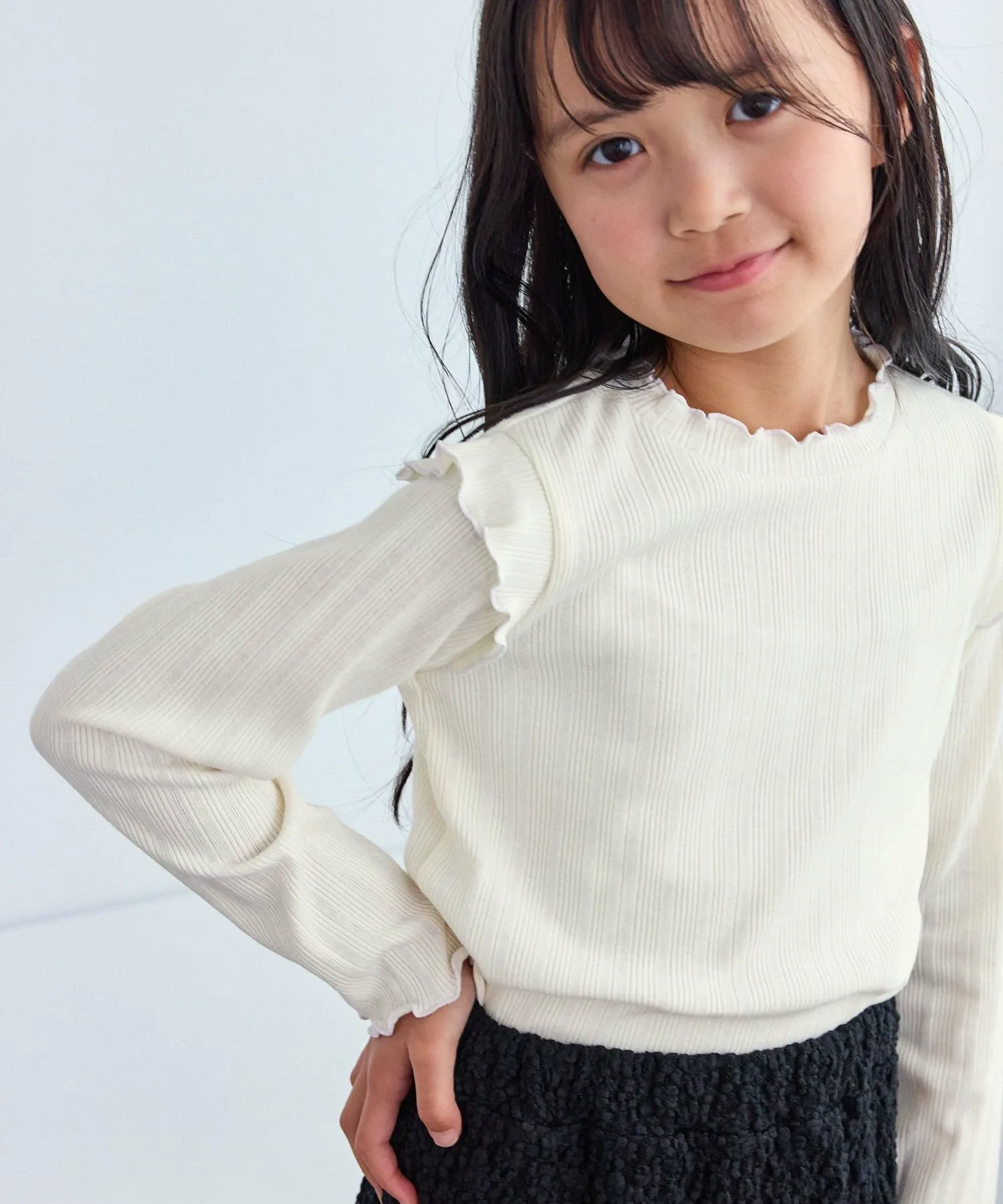 Миниатюрный топ с оборками, сшитый по фигуре ROPE' PICNIC KIDS, Kinari (16)