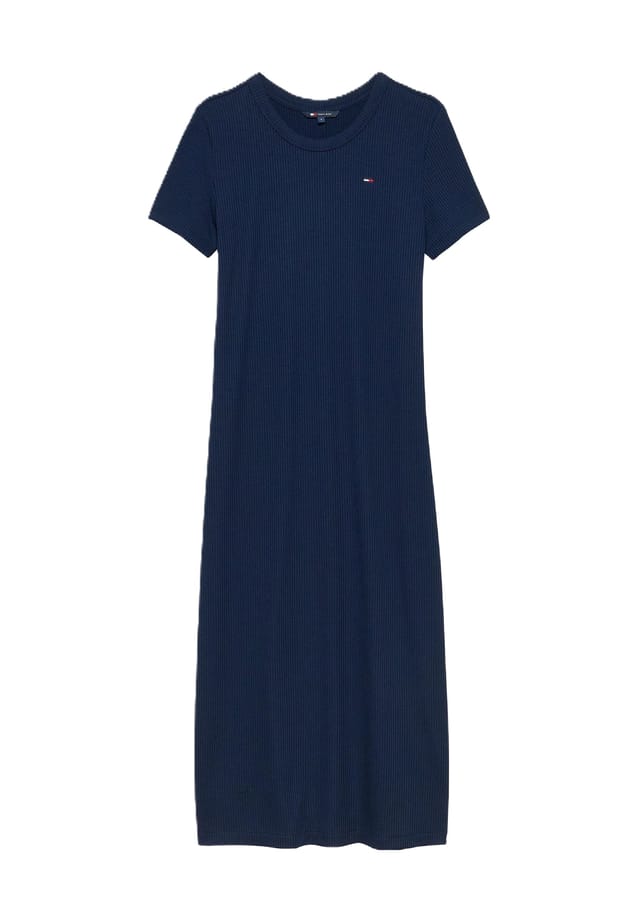 

Платье-Рубашка длиной 3/4 Tommy Jeans, цвет 0 c1g dark night
