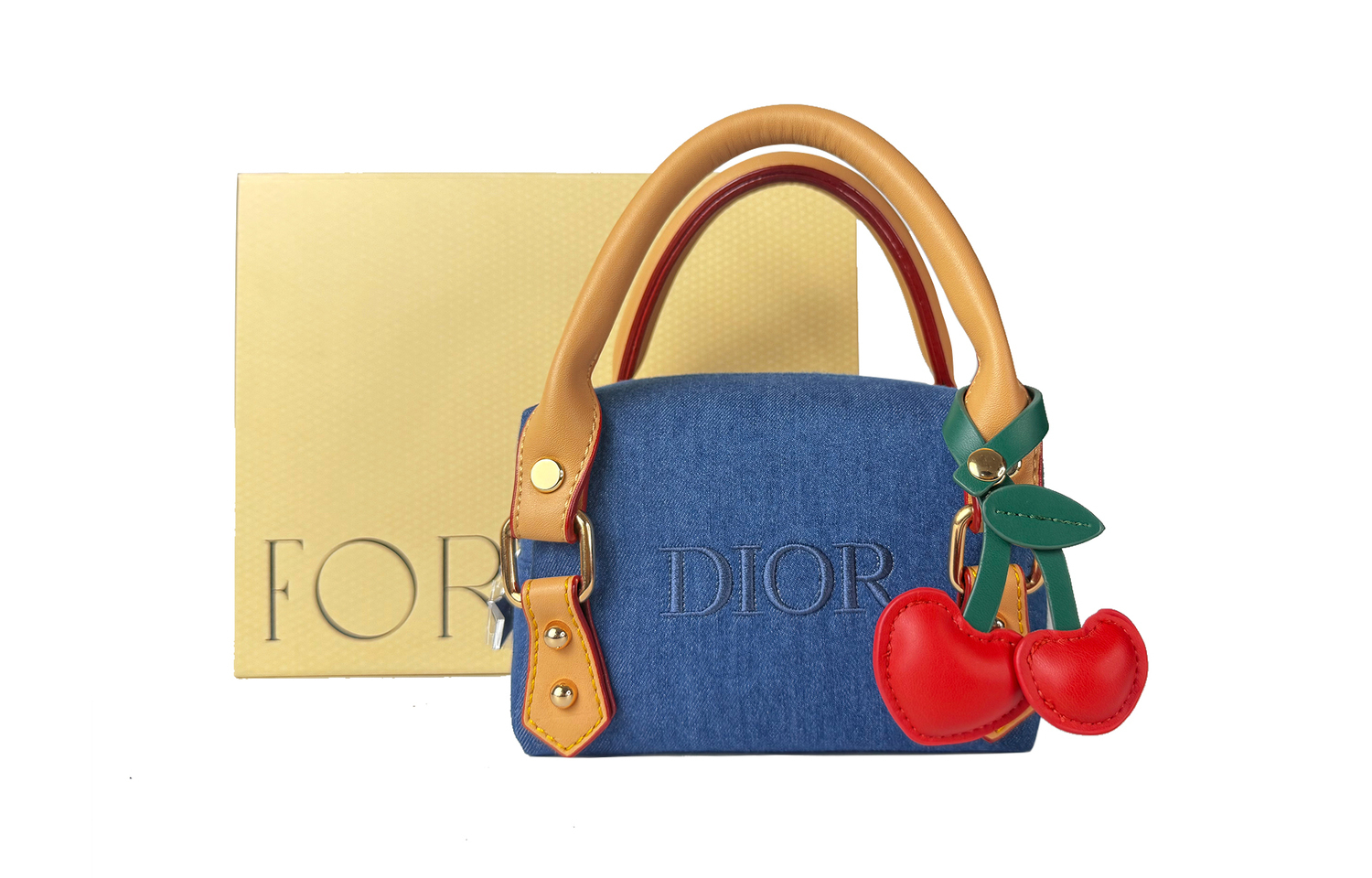 

Индивидуальная косметичка qingqiao gift, вишневый роскошный стильный джинсовый DIOR