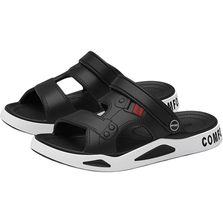 Подростковые EVA домашние тапочки Slip Resistant, Abrasion Resistant, легкие с амортизацией Kung Fu partners, хаки — фото 2
