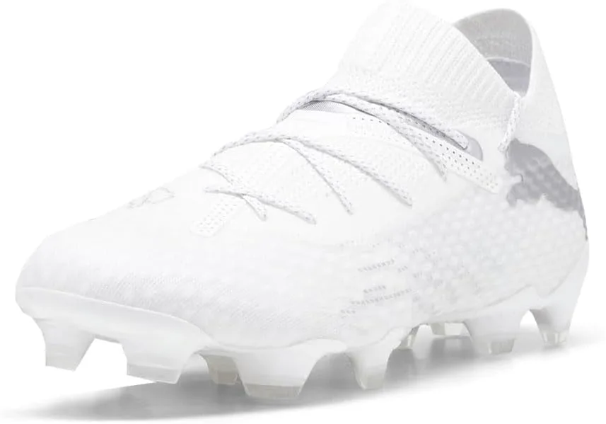 Бутсы для футбола PUMA Future 7 Ultimate для мужчин, шипованные, для твердого покрытия - синие, белый — фото 2