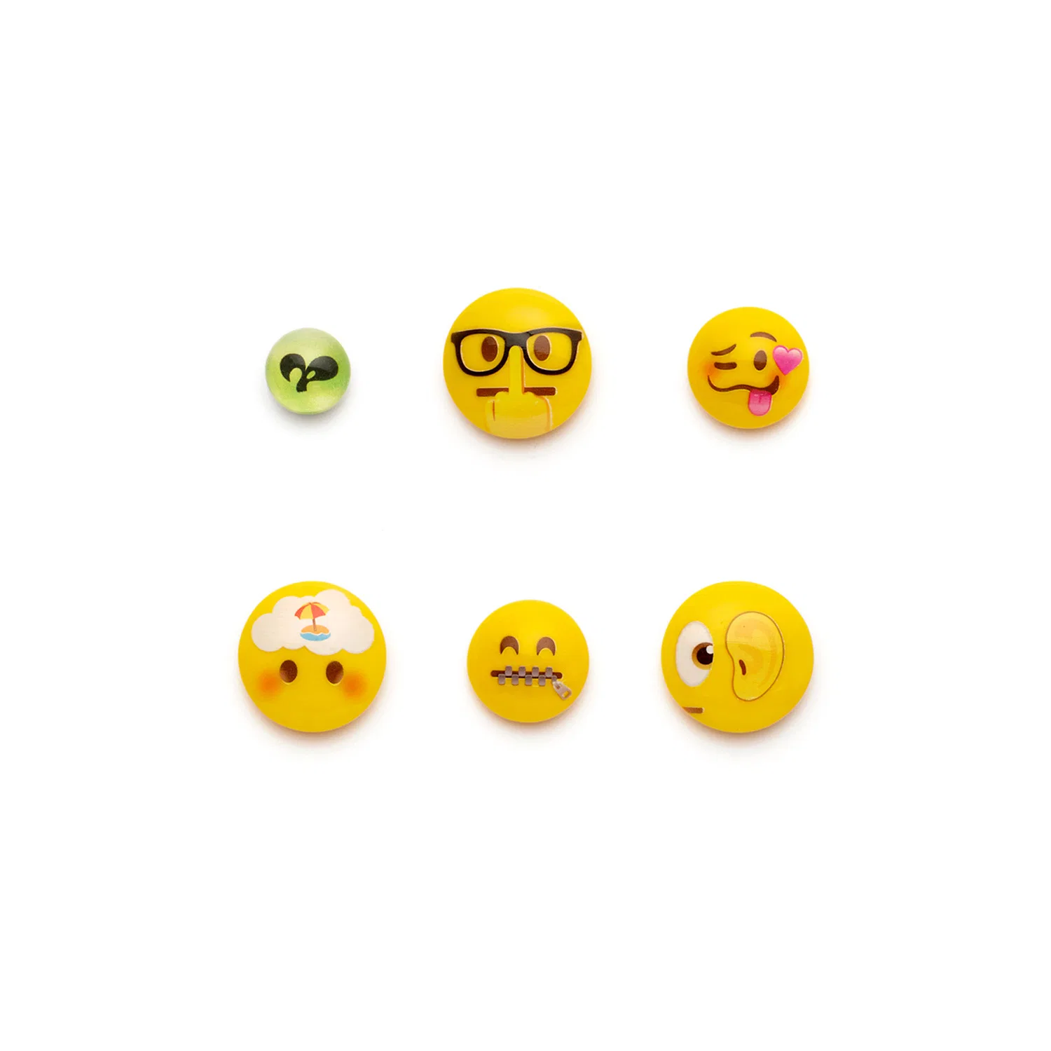 Набор шармов Nupip Emotion Pip Set жёлтый — фото 4