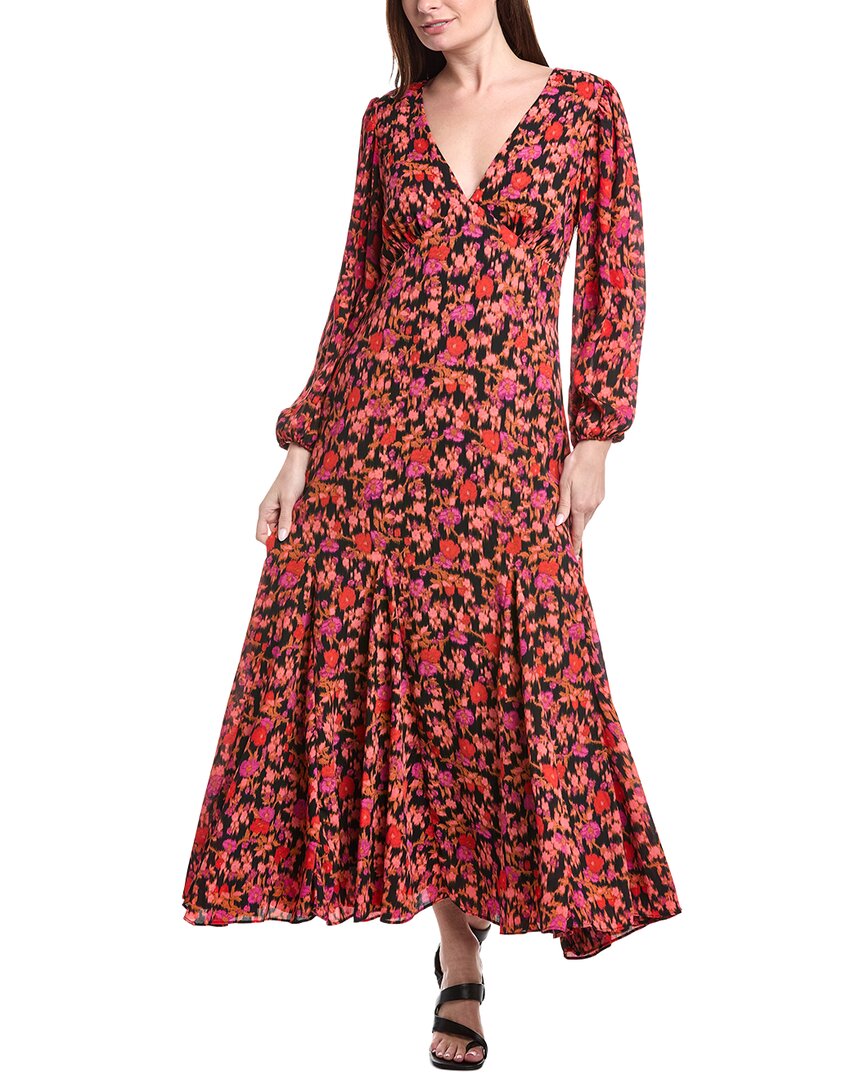 

Платье-макси CeCe с принтом, черный