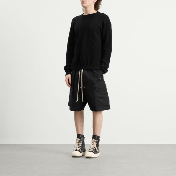 Джемпер с круглым вырезом Rick Owens, черный — фото 4