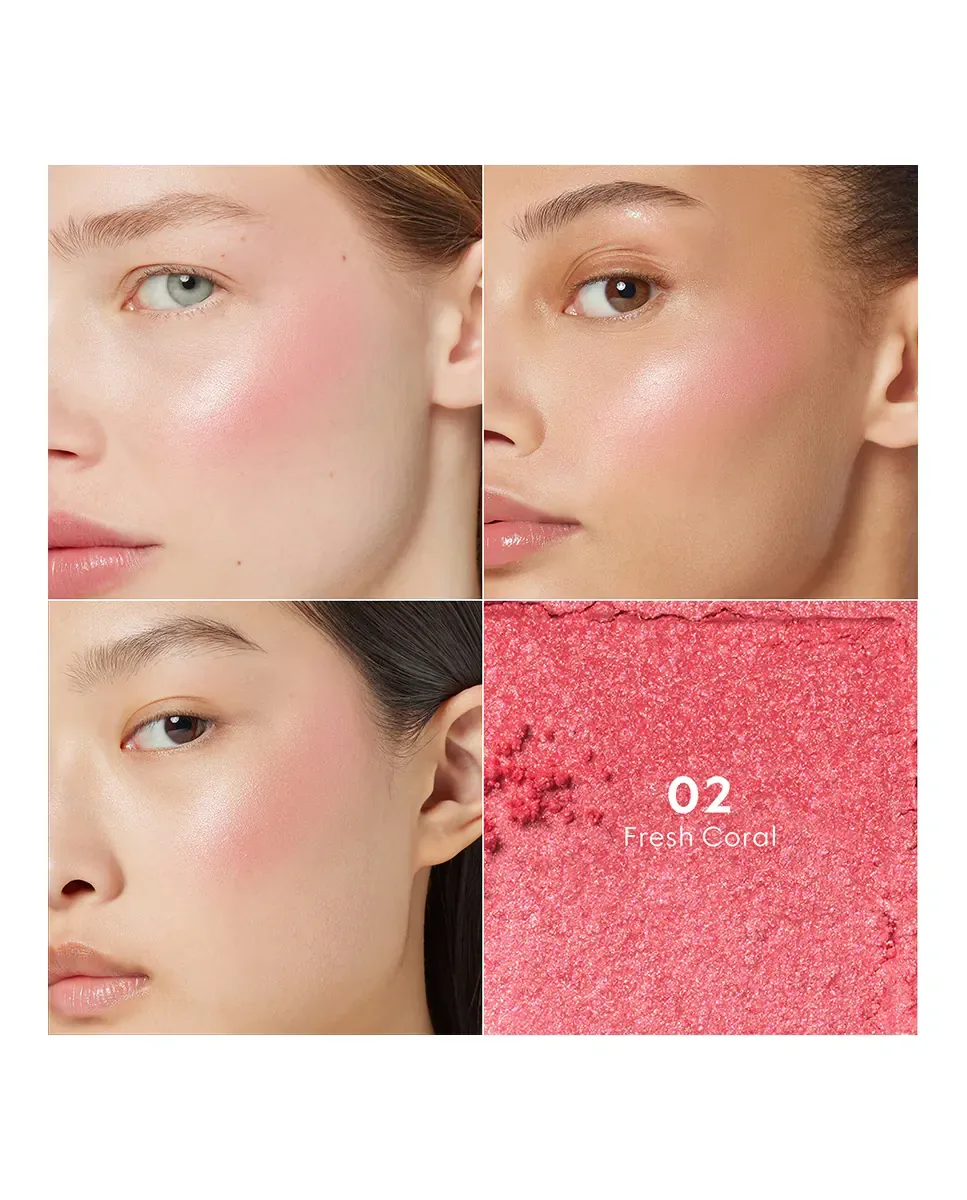 Румяна Glow 5,5 г Gucci, 02 - Fresh Coral — фото 4