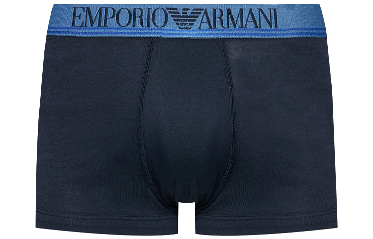 Комплект трусов Emporio Armani, 3 предмета, синий — фото 4