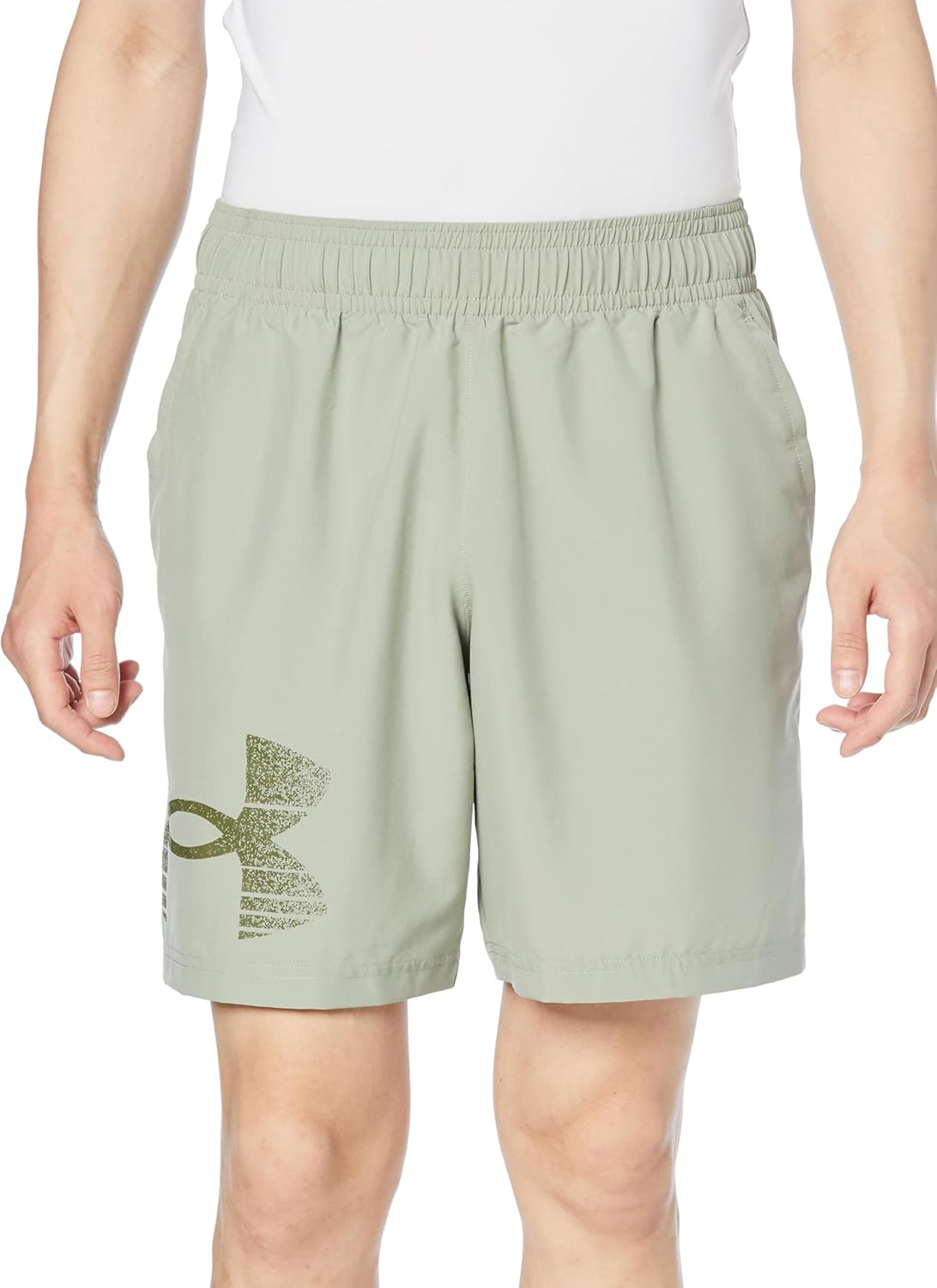 

Мужские шорты Under Armour Woven Graphic, (504) Grove Green/Marine Od Green