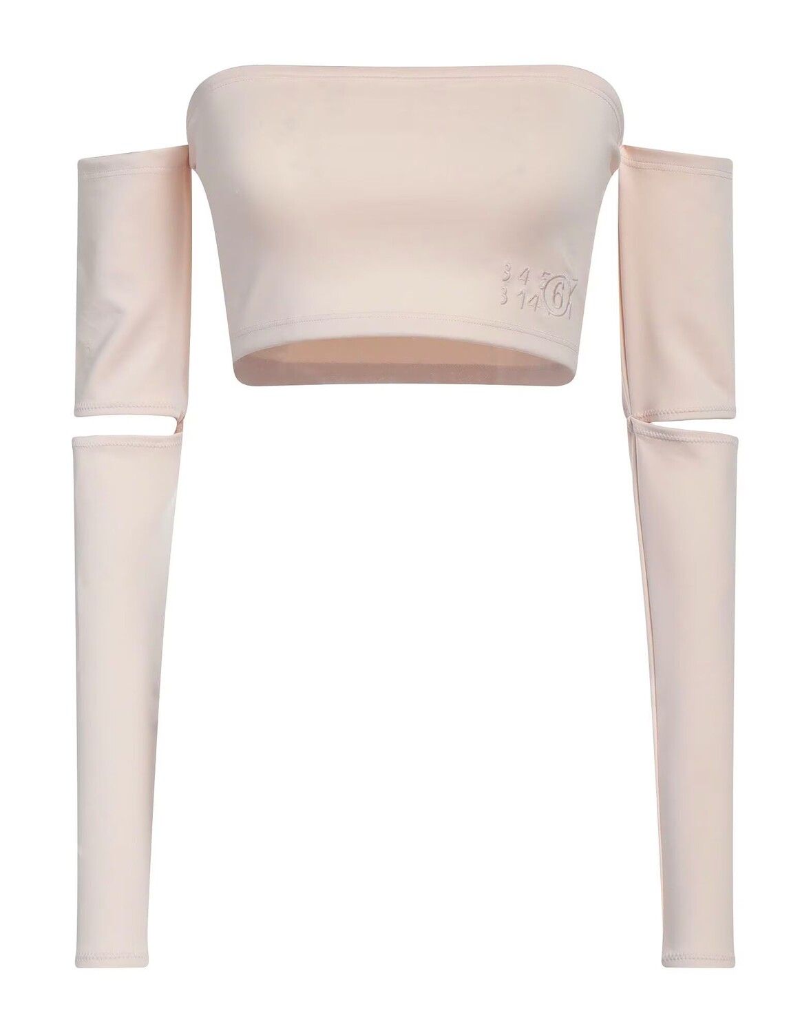 

Топ Mm6 Maison Margiela, светло-розовый