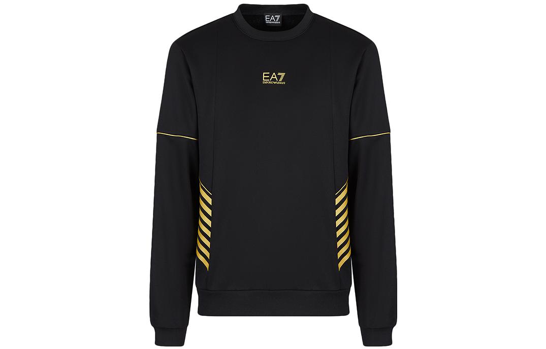 EMPORIO ARMANI Толстовка EA7 мужская черная — фото 3