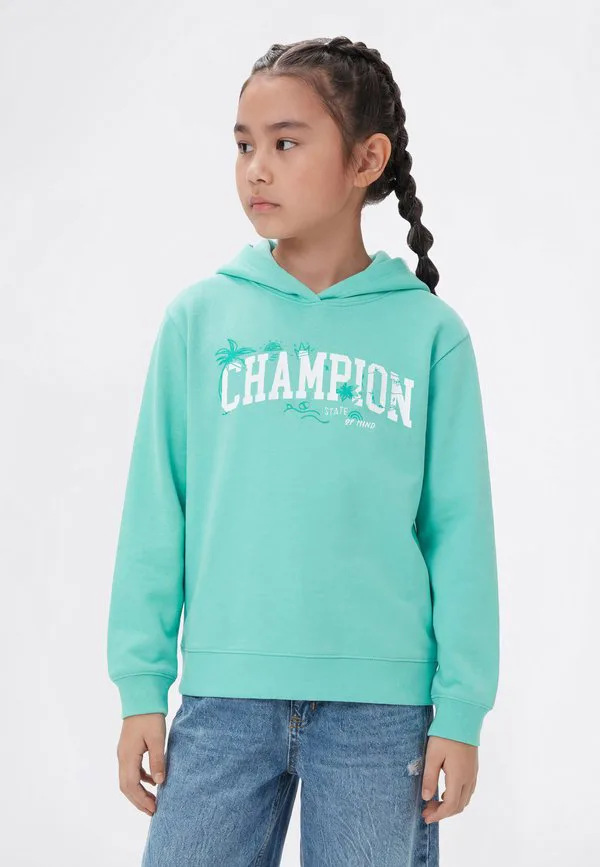 Худи с капюшоном от магазина графических товаров Champion, Turquoise — фото 2