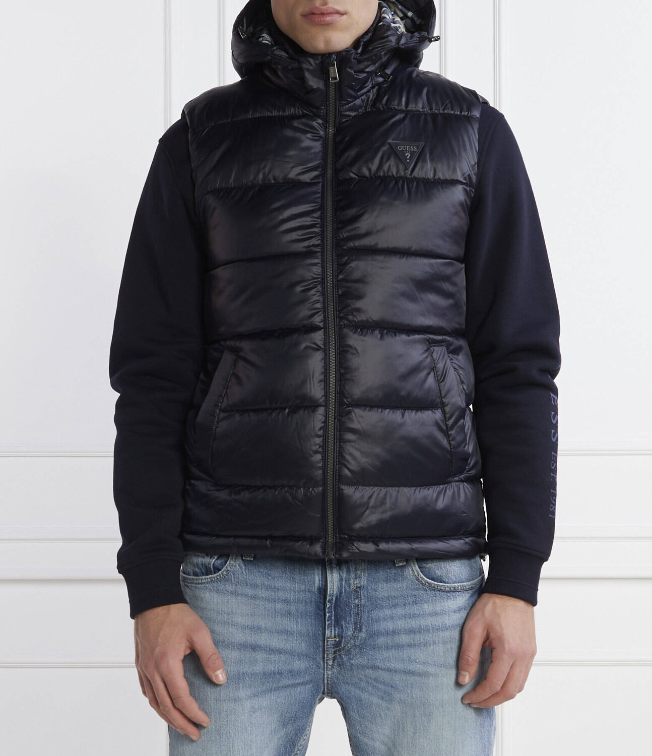 

Куртка GUESS Regular Fit, темно-синий