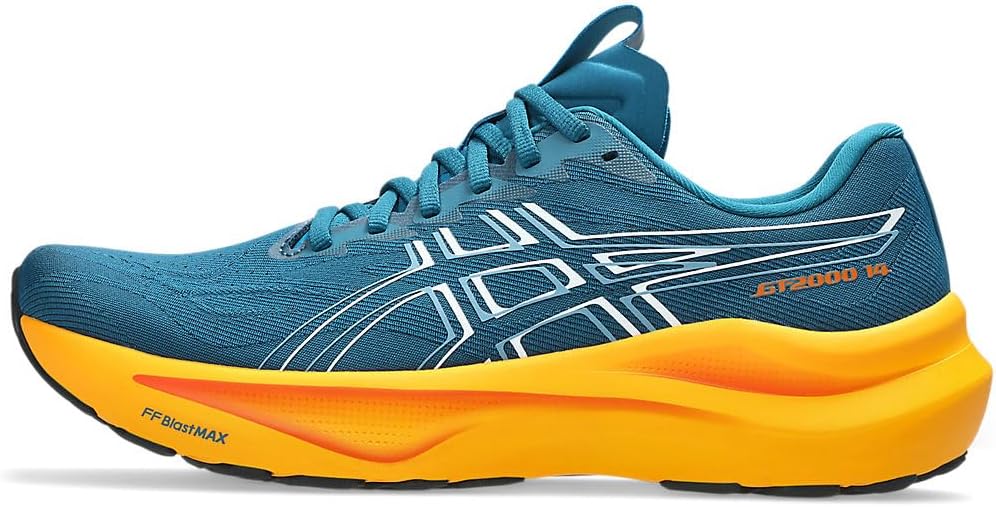 Мужские кроссовки для бега ASICS GT-2000 14, белый/бирюзовый — фото 3