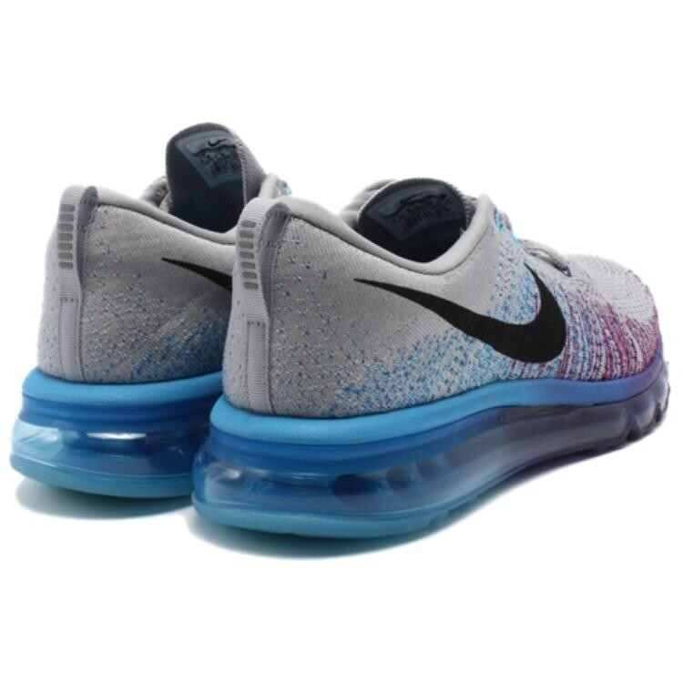 Кроссовки Nike Flyknit Air Max Purple Vivid Blue, фиолетовый — фото 3