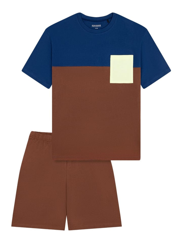 

Schiesser Хлопковая пижама для сна в Гаване