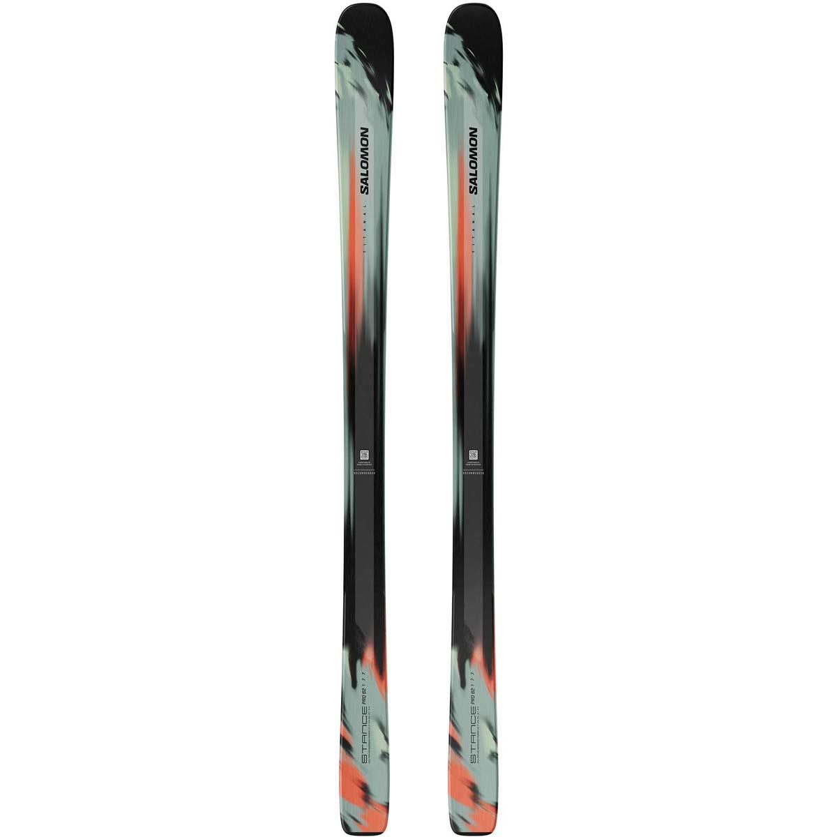 

Лыжи Stance Pro 82, мужские Salomon, Iceberg Green/Nasturtium/Black