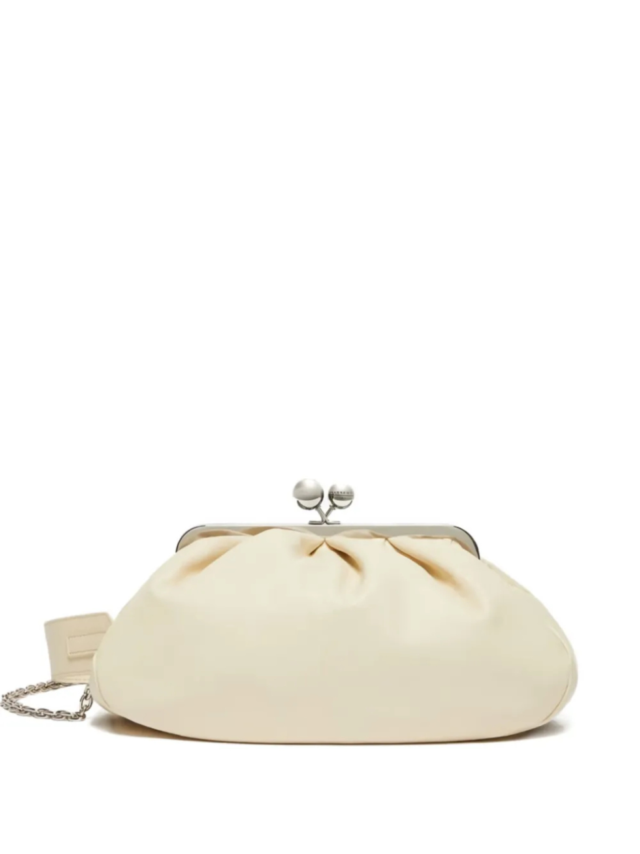 

Сумка-клатч Weekend Max Mara Cubico со сборками, нейтральный