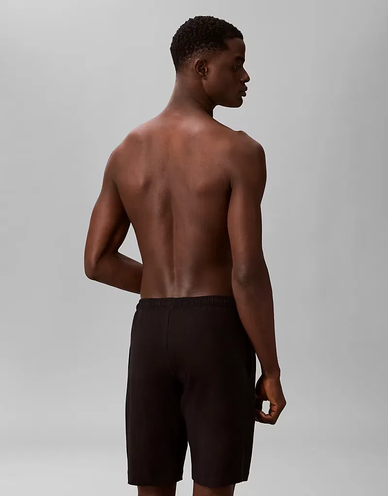 Шорты из хлопка Calvin Klein Icon Cotton Stretch для дома, черный — фото 3