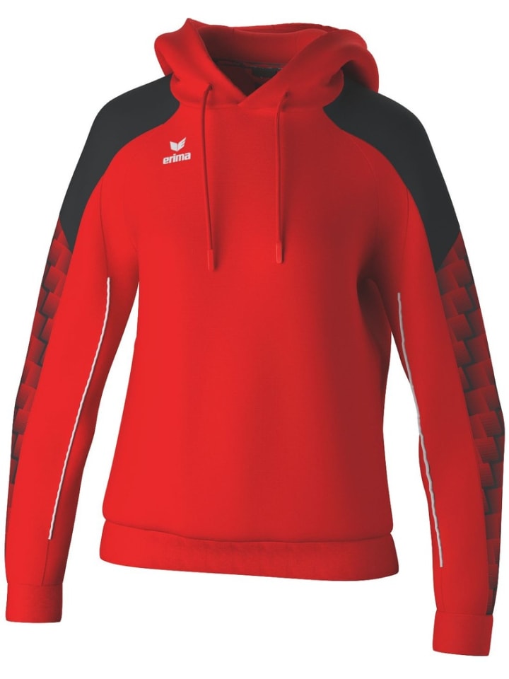 

Спортивная куртка "Evo Star Hooded Sweatshirt" красного цвета erima