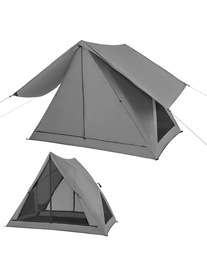 

COSTWAY Раскладная палатка на 2-3 человека, серого цвета