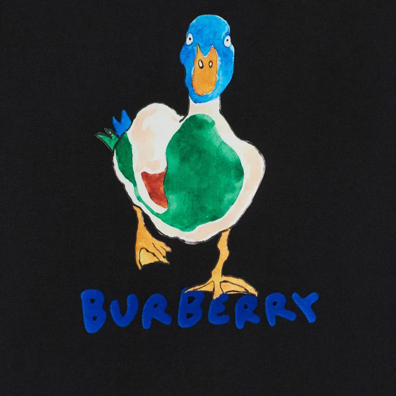 Детская футболка с круглым вырезом Burberry, Black — фото 4