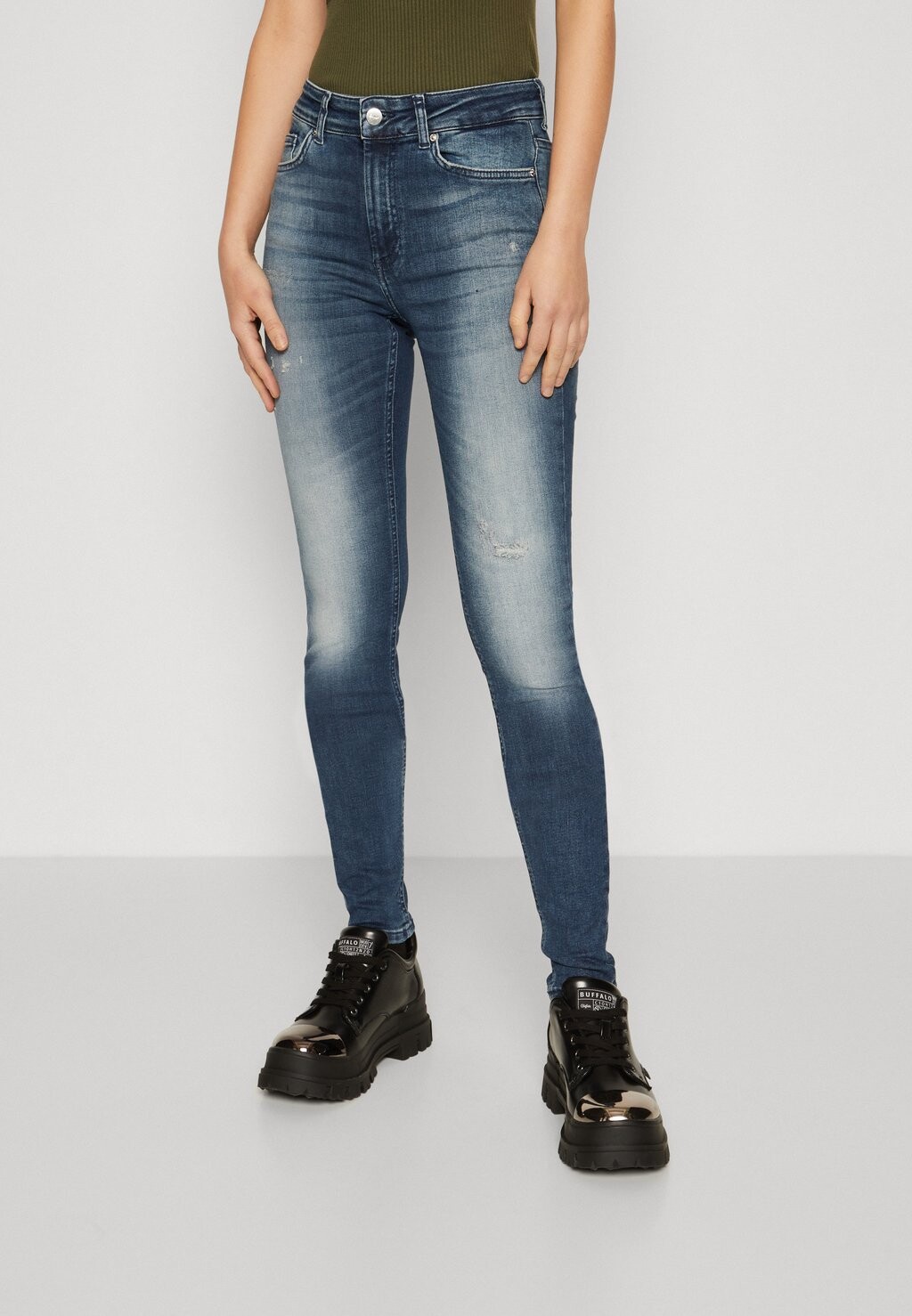 

Джинсы Skinny Fit Onlblush ONLY, цвет dark blue denim