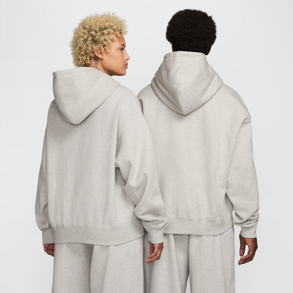Толстовка x stussy ss24 флисовая толстовка с полной молнией Nike, серый — фото 2