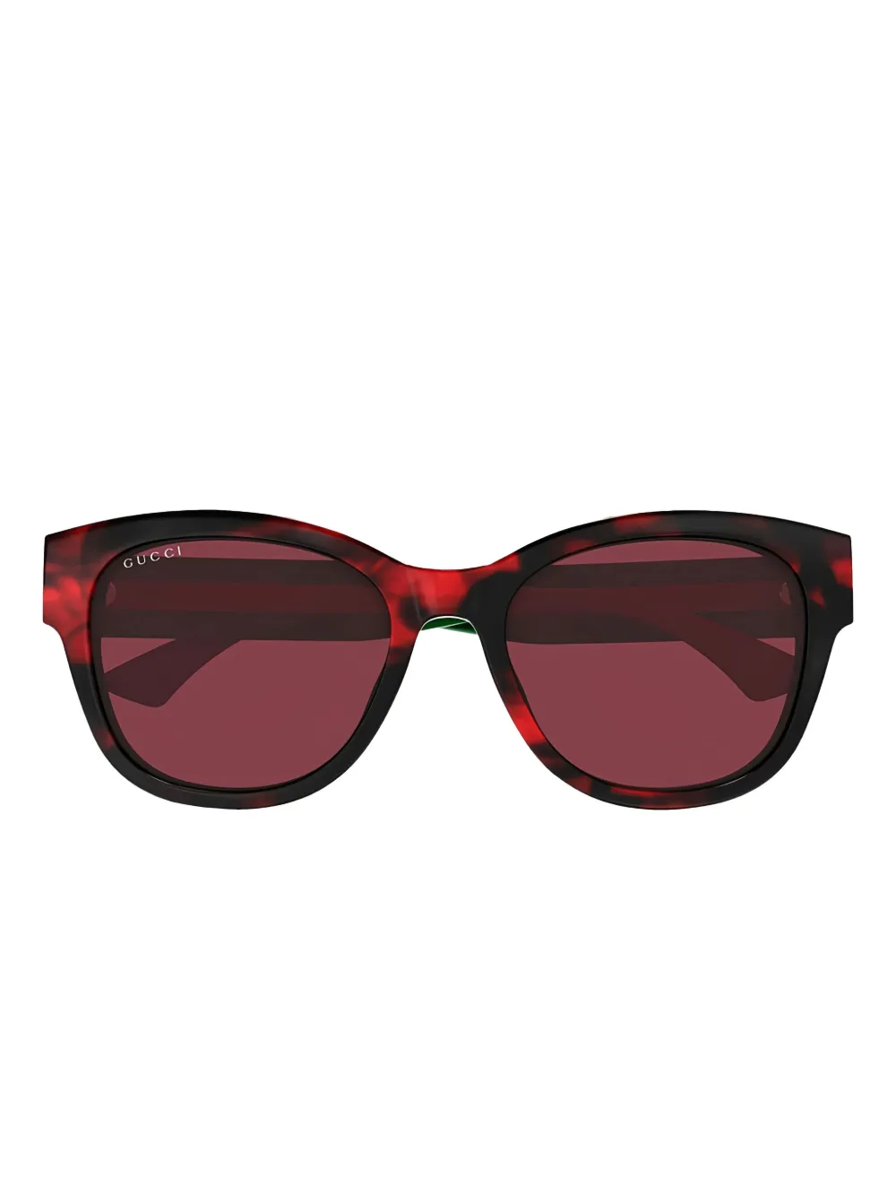 

Солнцезащитные очки в квадратной оправе Gucci Eyewear, коричневый