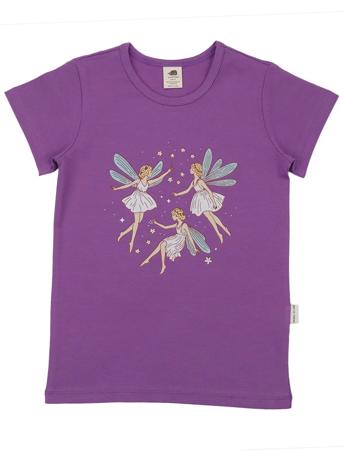 Футболка Walkiddy Fairies and Flowers T-Shirt сиреневого цвета
