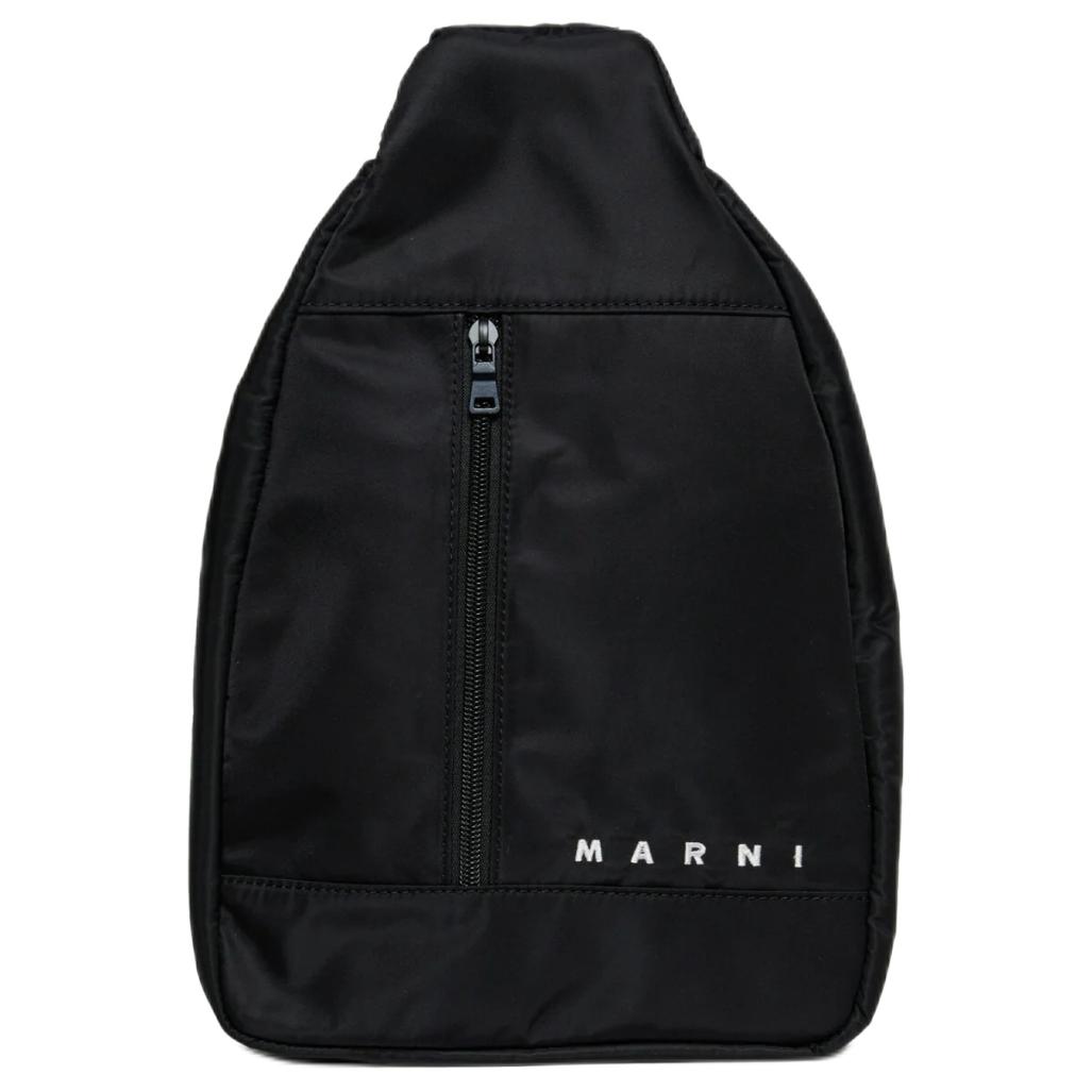 

MARNI Полиэстеровая сумка через плечо, кроссбоди унисекс Black