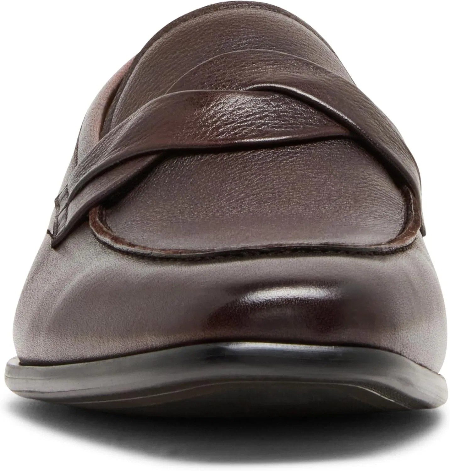 Лоферы мужские Steve Madden, коричневая кожа — фото 2