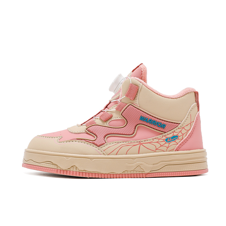

Теплые детские скейтбординговые ботинки Kids' WARRIOR, бежевый/розовый