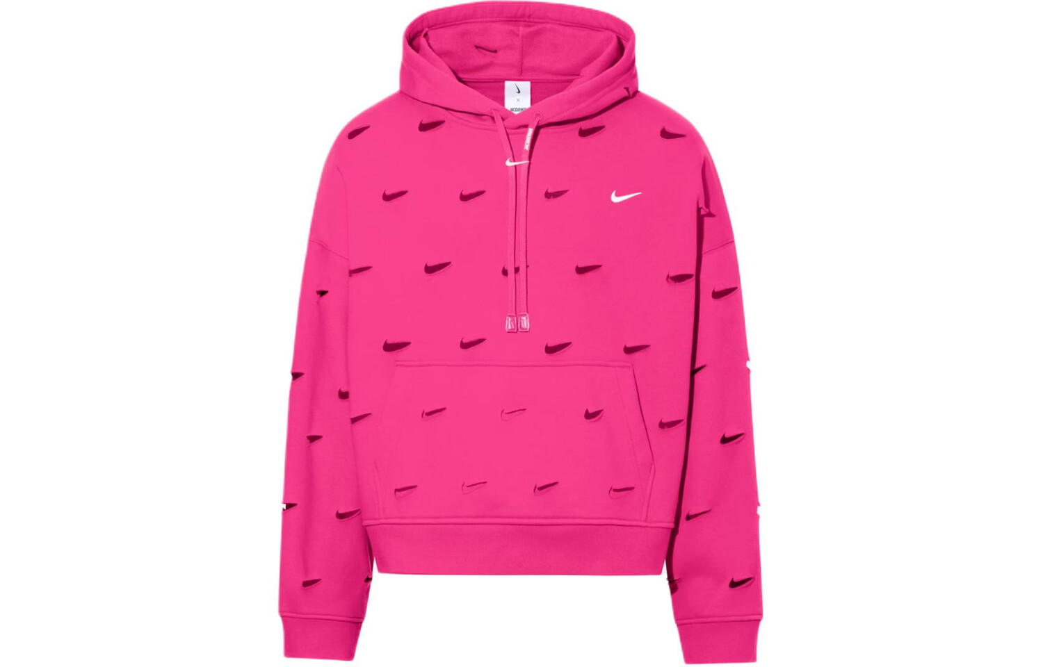 

Толстовка Jacquemus X Swoosh унисекс арбузно-красная Nike, красный