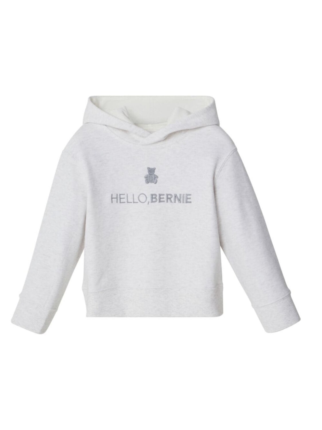 

Brunello Cucinelli Kids худи с вышивкой, белый