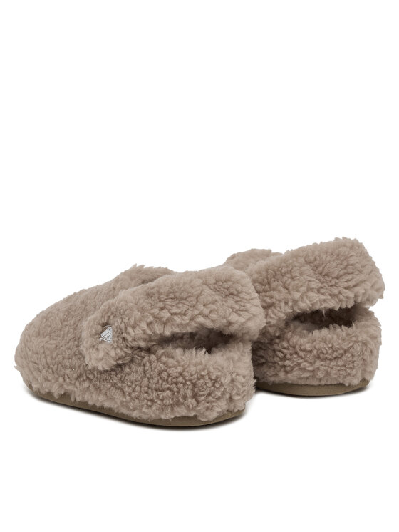 Домашние тапочки Toddler Classic Cozzzy Slipper 210857 Crocs, бежевый — фото 4