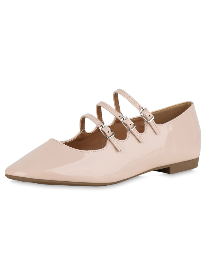 

Балетки VAN HILL Riemchenballerinas Anna, цвет beige lack