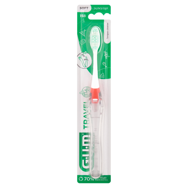 

Дорожная зубная щетка, 1 шт. Gum