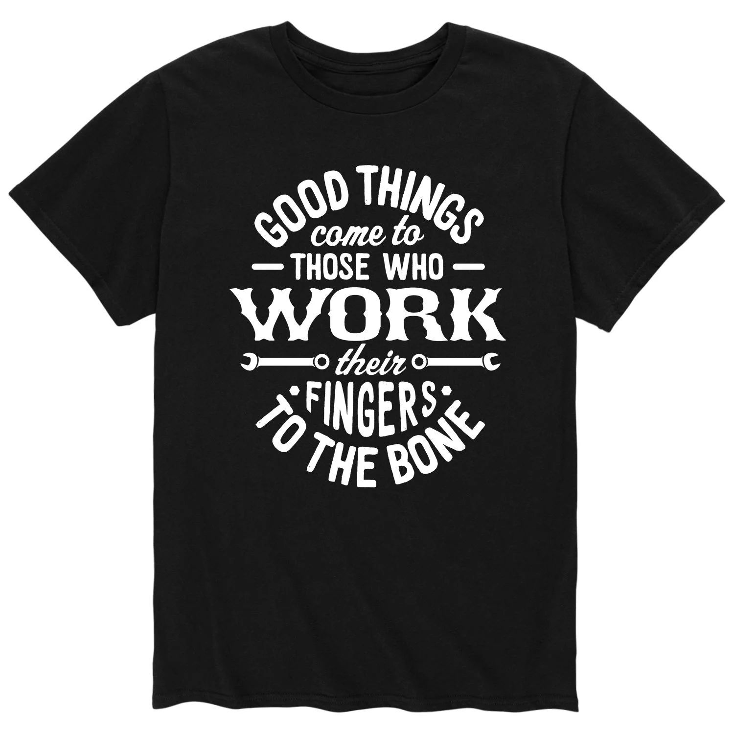 

Мужская футболка Good Things Come Work с пальцами Licensed Character