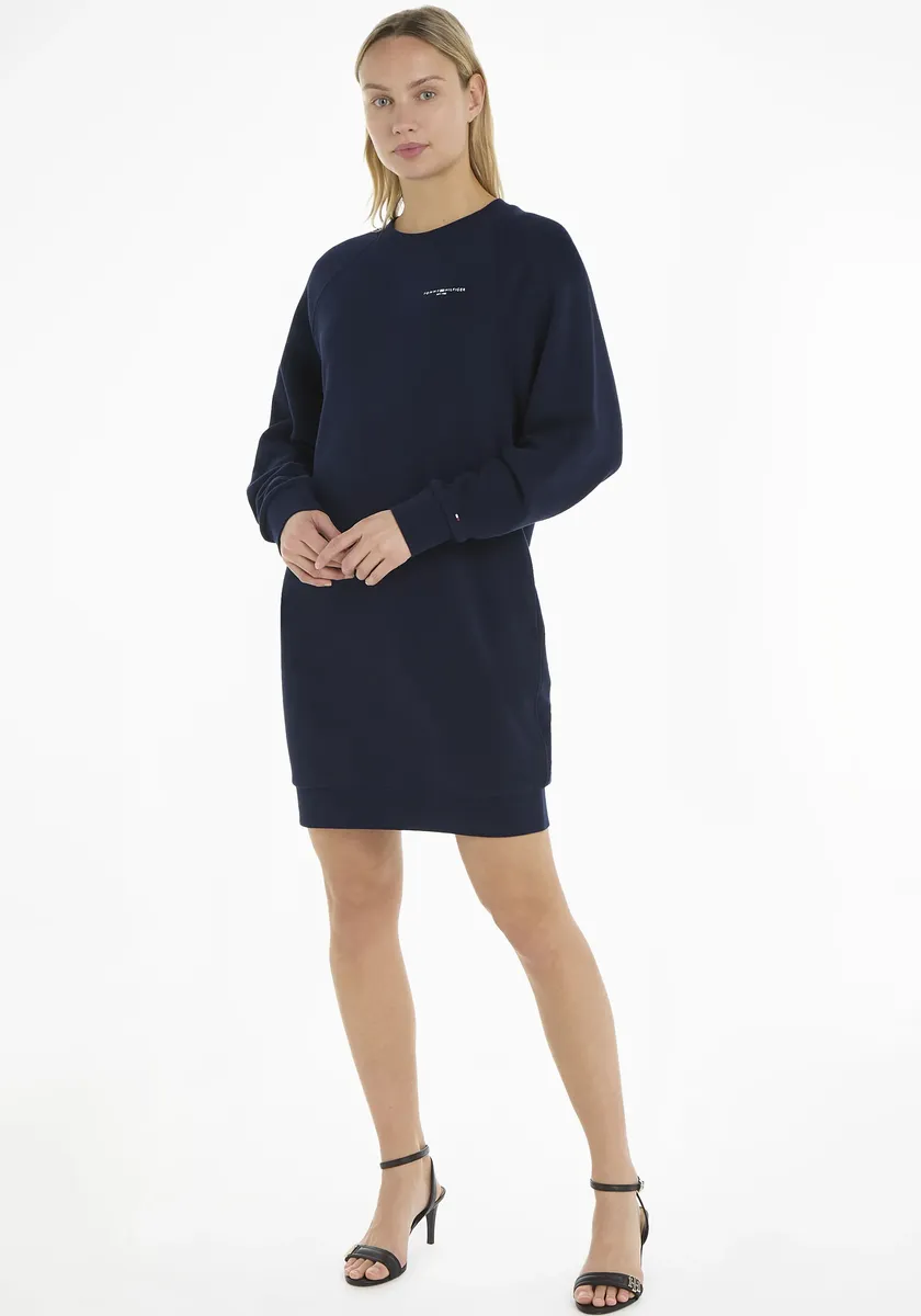 

Платье-свитшот Tommy Hilfiger с мини-логотипом Tommy Hilfiger, синий