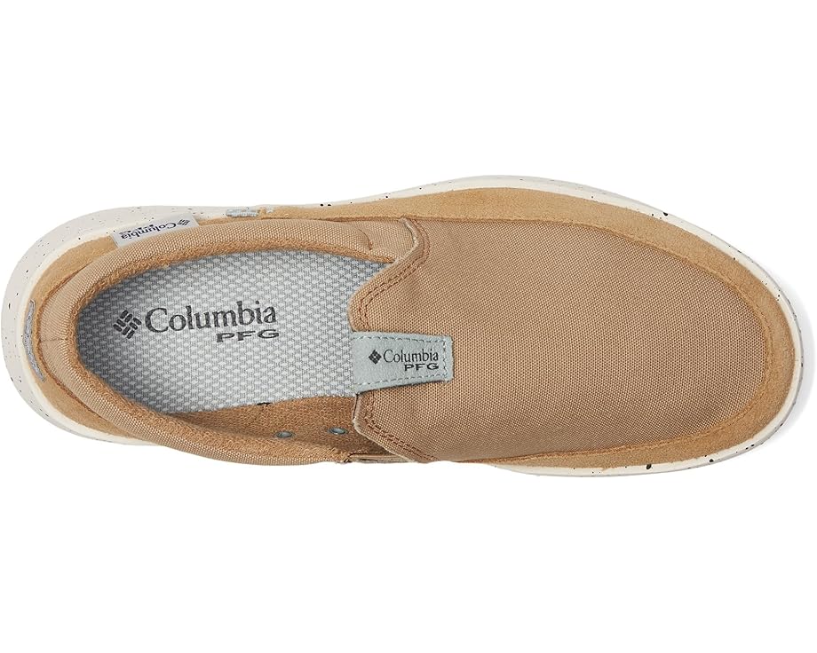 Мужские лодочные туфли Columbia Boatside PFG, Beach/Crushed Blue — фото 2