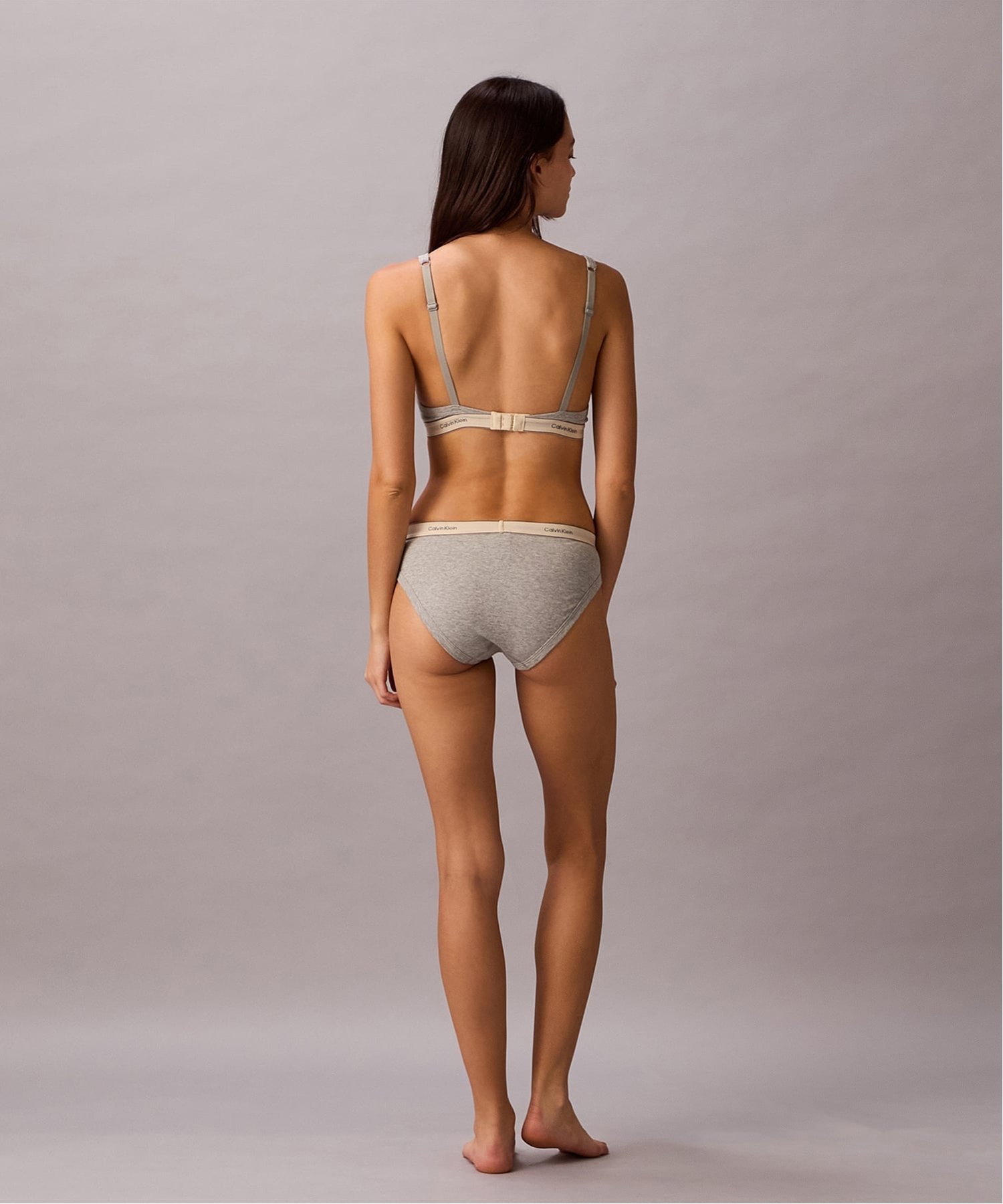 Бикини-шорты Calvin Klein, Grey Heather — фото 3