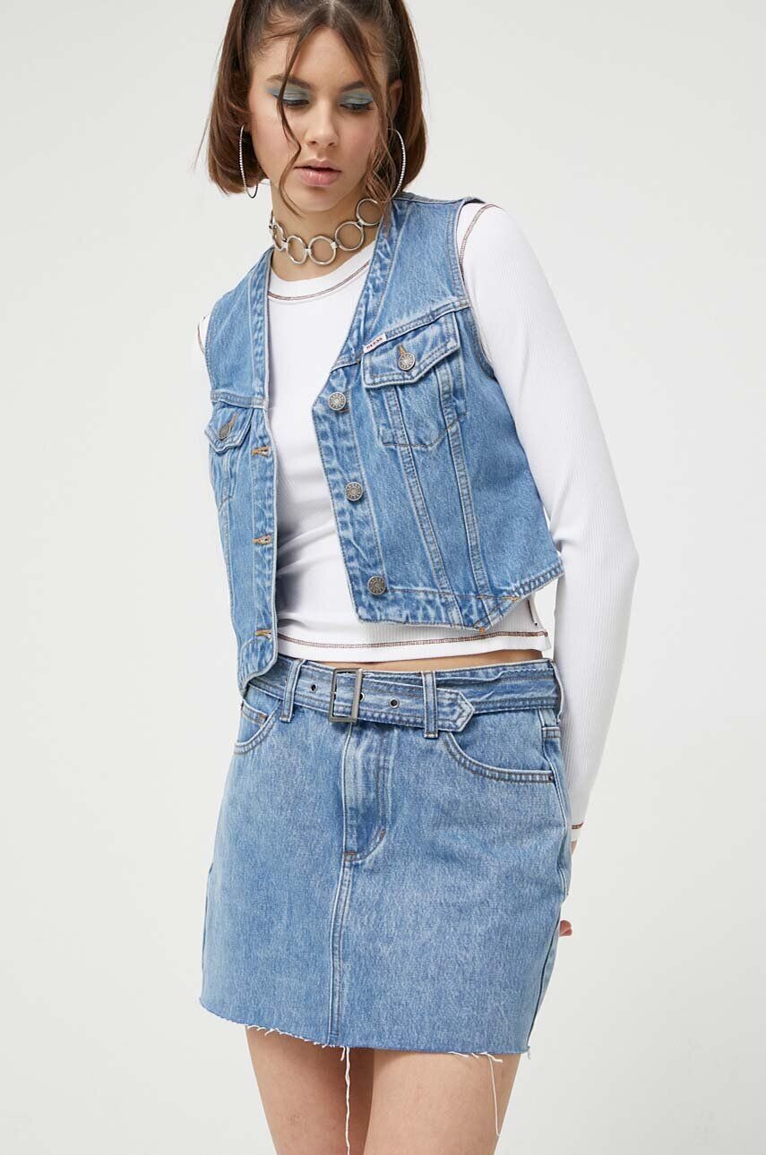 

Джинсовая юбка Guess Originals, синий