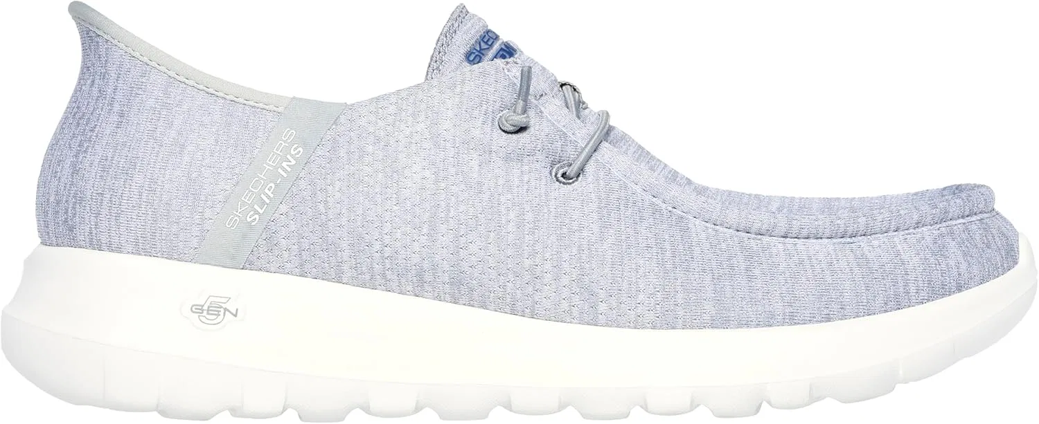 Мужские слипоны Skechers Go Walk Max Hands Free Slip-Ins The American Dream Sneaker, Gray — фото 4