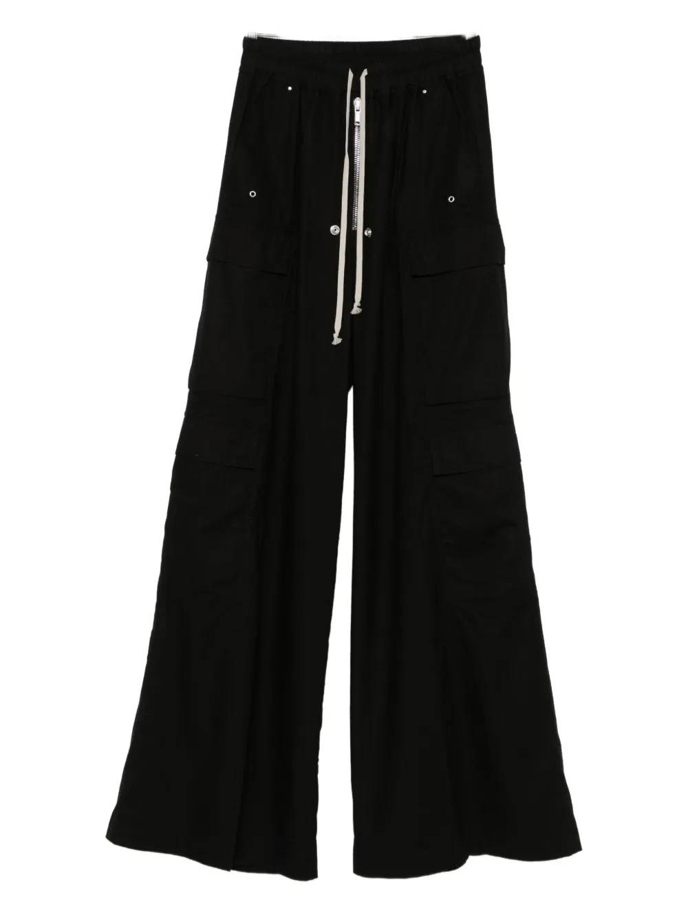 

Брюки-палаццо на завязках Rick Owens, черный