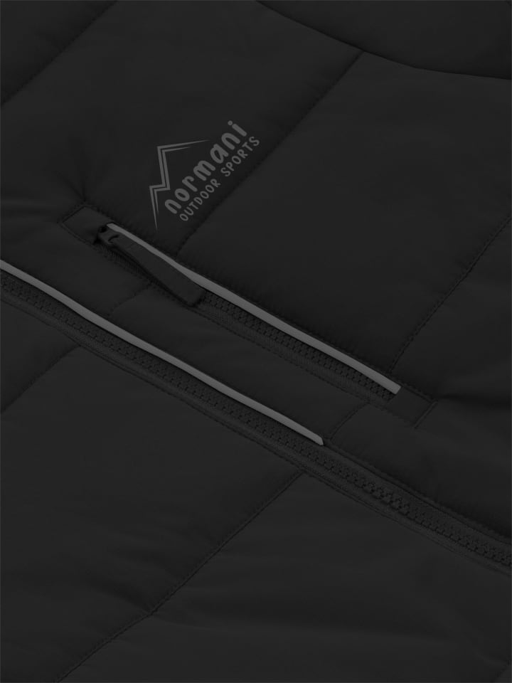 Normani Outdoor Sports Детская зимняя куртка Yakutat черного цвета — фото 3