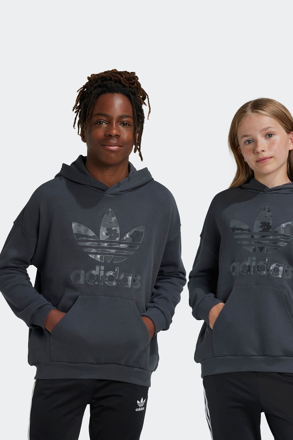 

Толстовка с капюшоном Adidas, серый