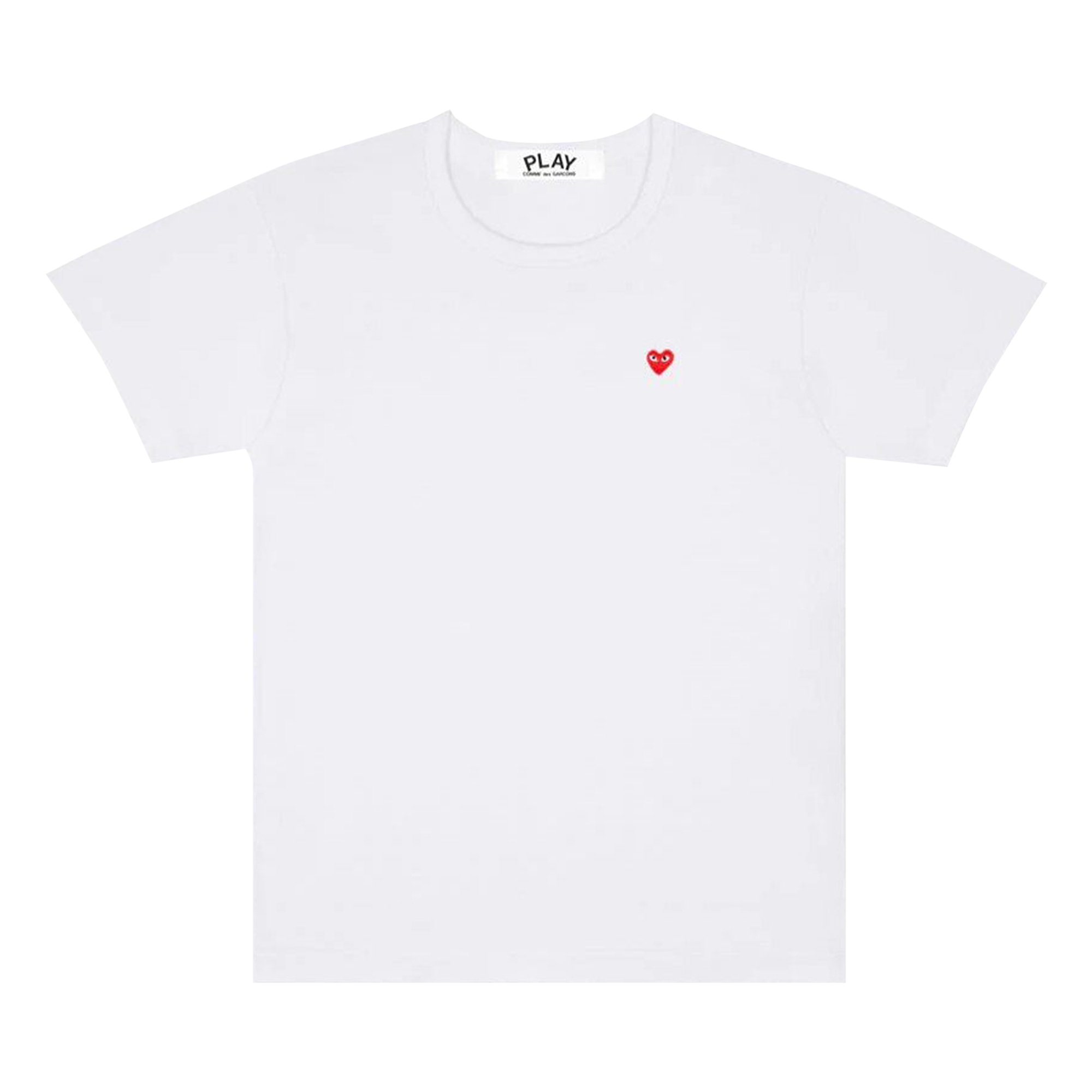 

Футболка с логотипом Comme des Garçons PLAY Heart, цвет Белый