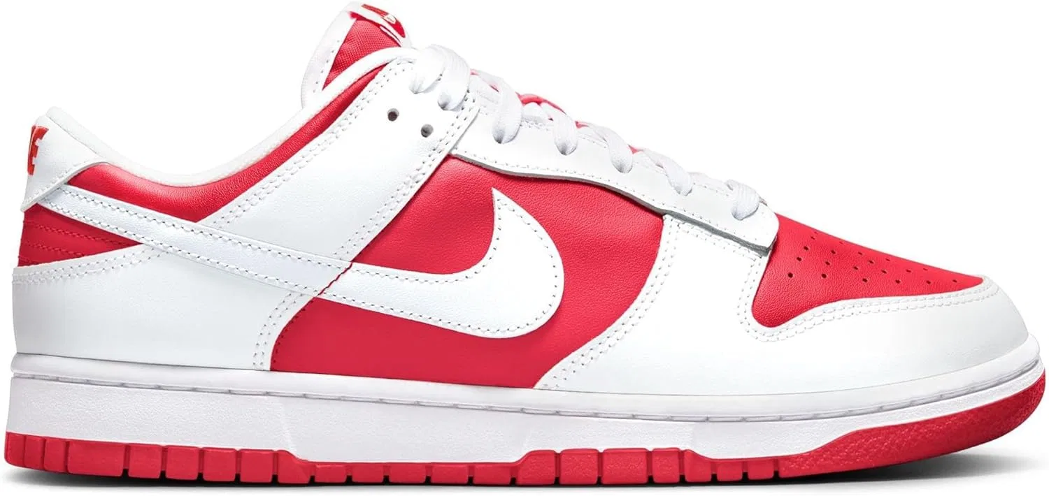 Мужские кроссовки для скейтбординга Nike Dunk Low Retro, красный — фото 2