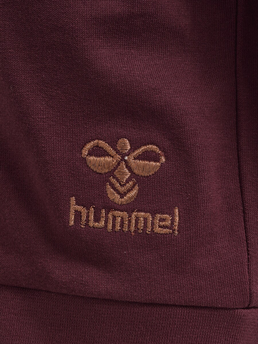 Спортивная толстовка с капюшоном на молнии Hummel, красный — фото 4